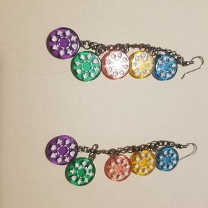 Poker Chip Earings